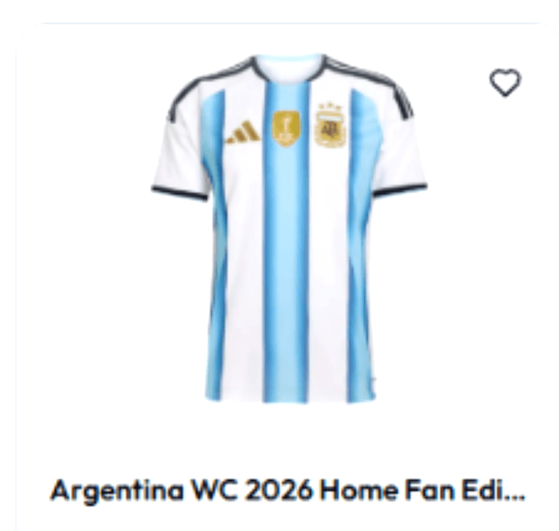 ARGENTINA 2026 HOME PLAYER EDITION