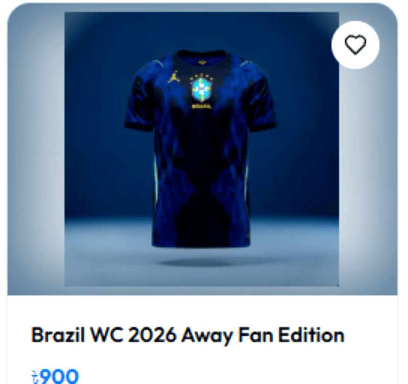 Brazil WC 2026 Away Fan Edition